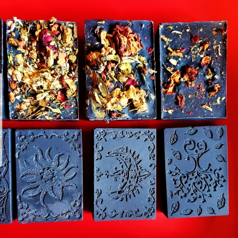 Homemade characol bar soap